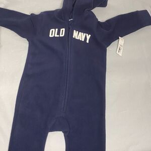 NWT Old Navy all in one with hoodie.
